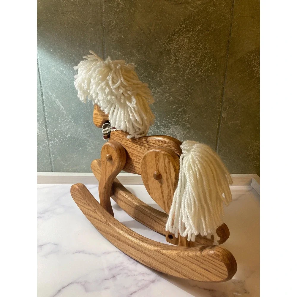 Wooden Rocking Horse display size